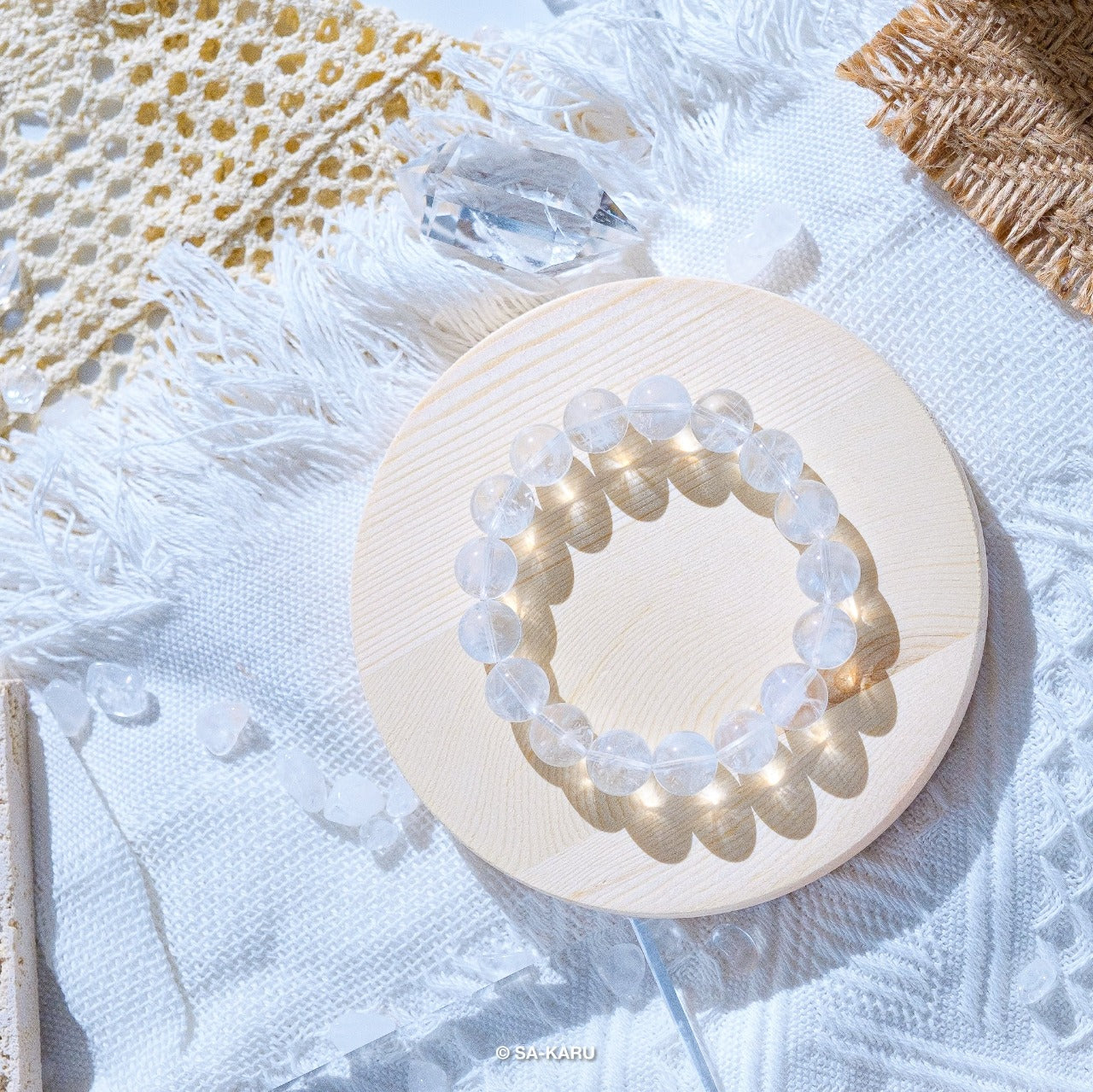 天使之翼· 藍針水晶手鍊｜SA-KARU MACAU 天然水晶專門店