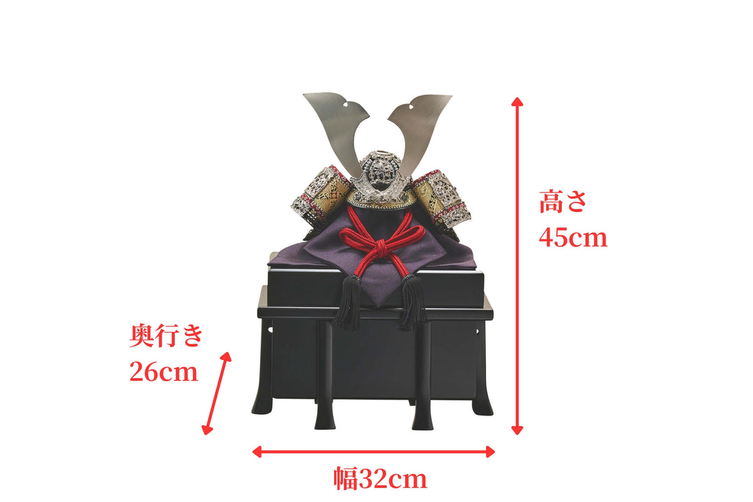 春日大社から伝わる銀色の兜 - 兜櫃 – 人形工房 左京