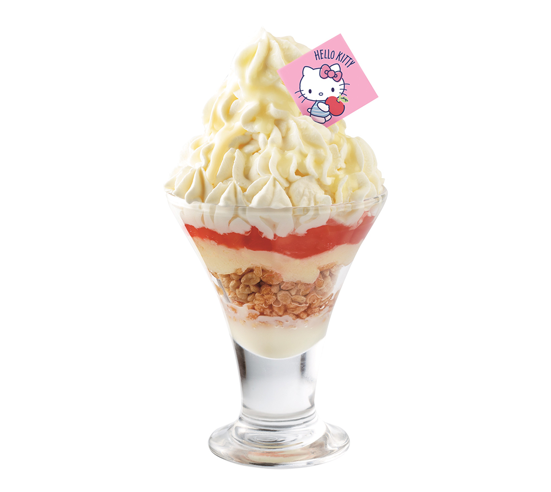 ハローキティ×生クリーム専門店ミルク』オリジナルコラボメニューが