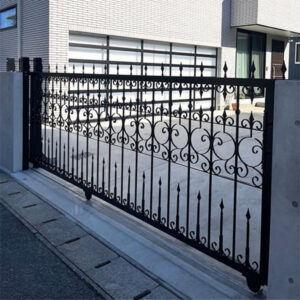 ◇激安オーダーメイド！アイアン引戸門扉・アルミスライド式ドアが格安