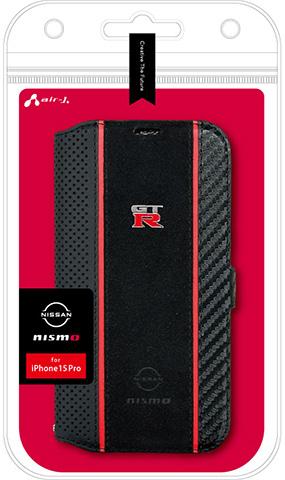 nismo GT-R iPhone15 Pro用 アルカンターラ＆本革 手帳型ケース | 株式