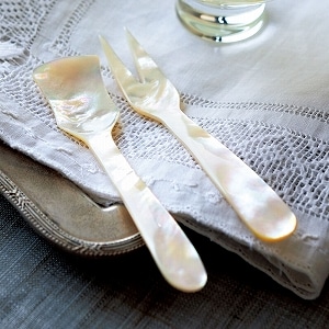 白蝶貝カトラリー 5本セット: キッチン雑貨 | スイーツ・グルメ