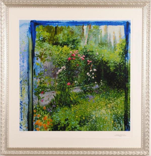 楽天市場】ホアキン・トレンツ・リャド スタット公園の庭 花 絵画 薔薇