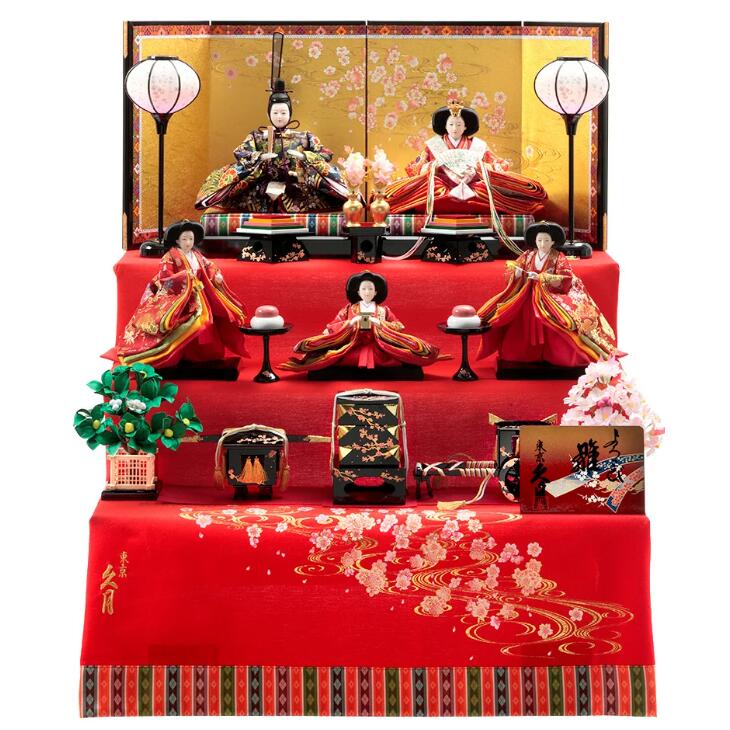 楽天市場】送料無料 桃の節句のつるし飾り（雛の吊るし飾り・ひなの