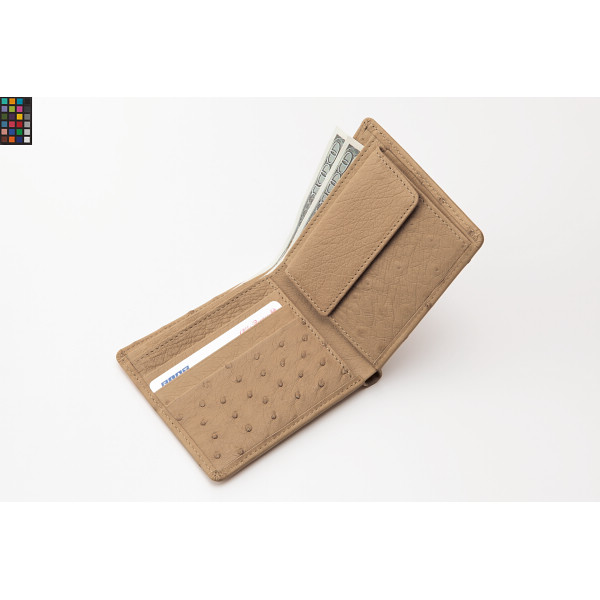 紳士用オーストリッチ財布ベージュ | シャディギフトモール