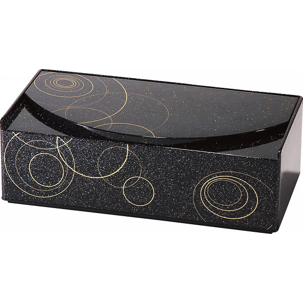 ミラー付ティッシュボックス黒 | シャディギフトモール