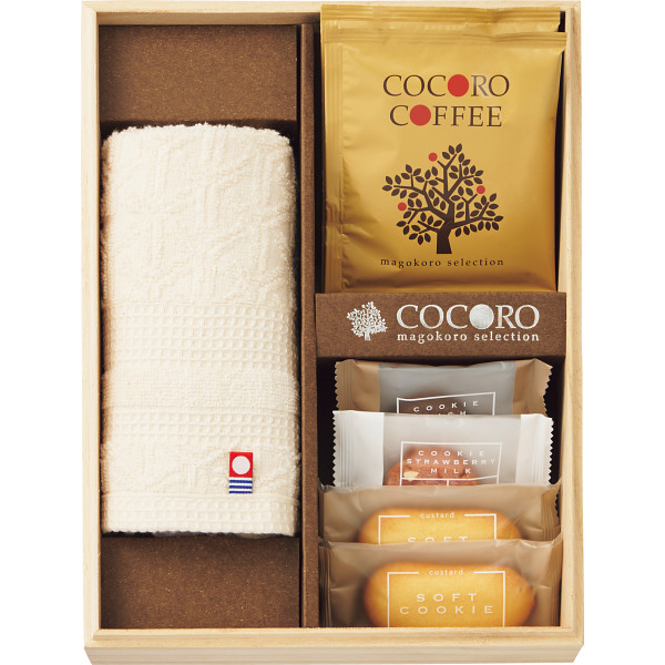 ココロ 今治タオル・スイーツセット（木箱入） | シャディギフトモール