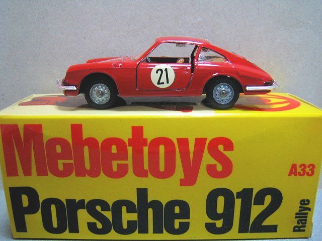 ヴィンテージ　mebetoys mattel製　ポルシェ912　ミニカー ポルシェ912 by メーベトーイ<br>mebetoys a12 porsche 912: ミニカー