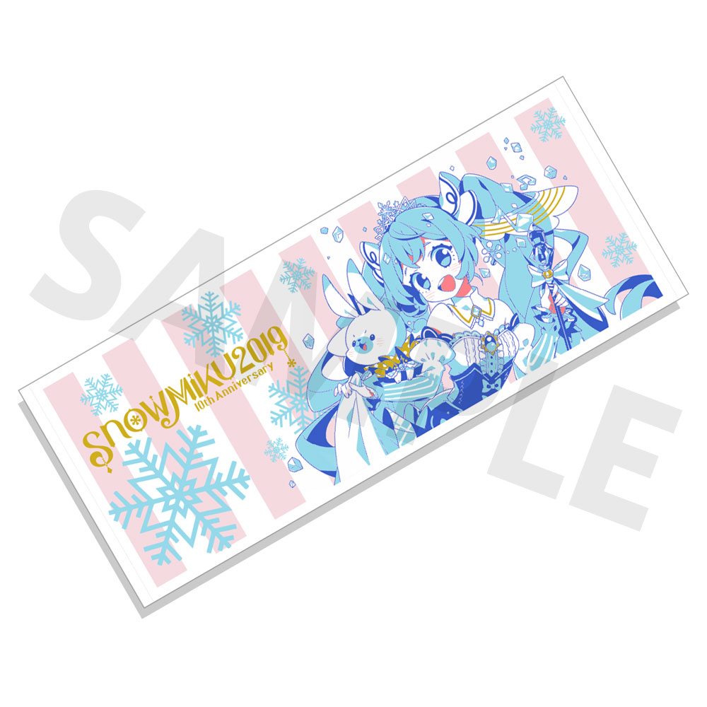 グッズ]SNOW MIKU 2019 フェイスタオル - SNOW MIKU 2019｜雪ミク