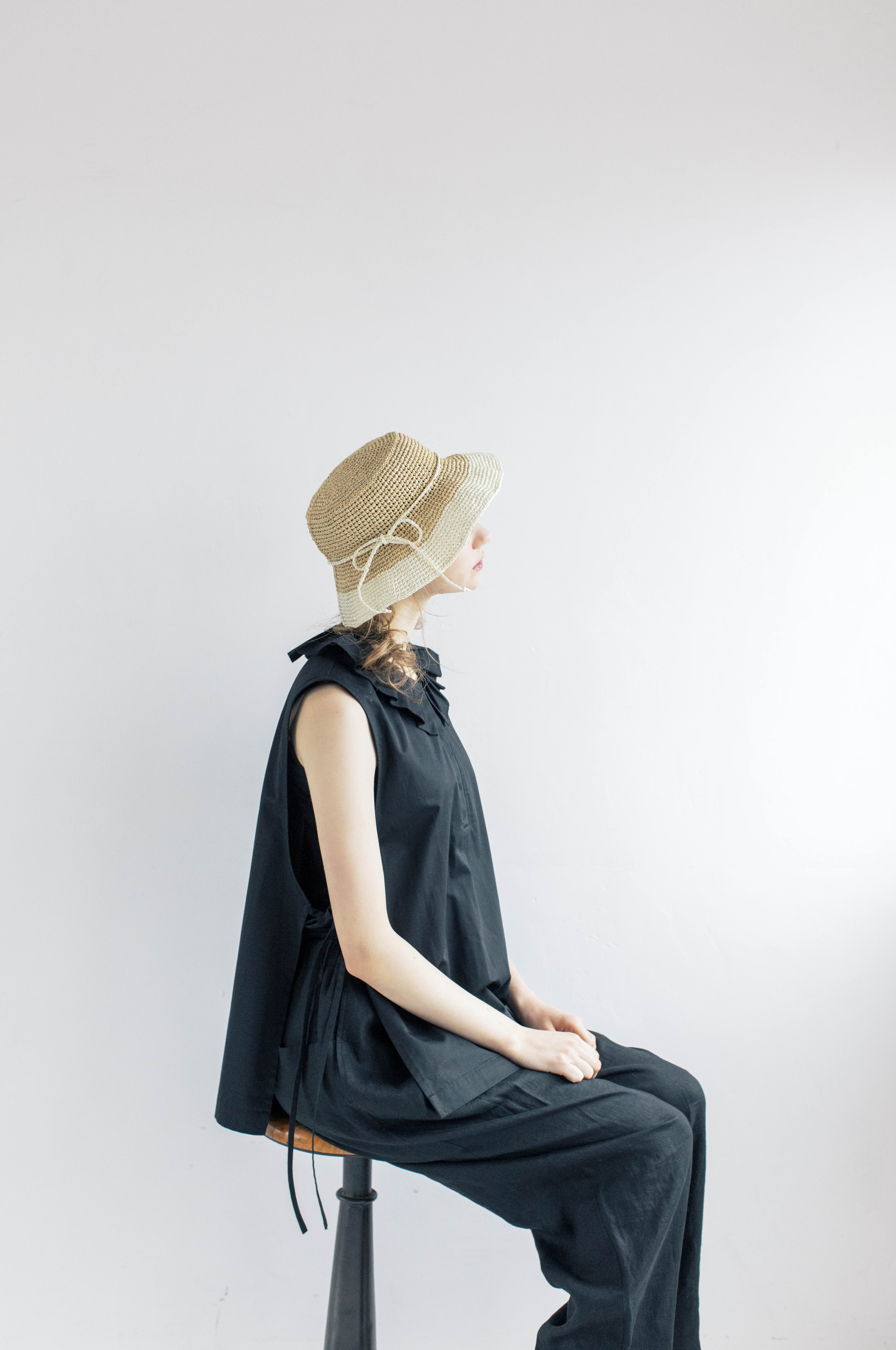 4月1日発売『エコアンダリヤで編む かぎ針編み ナチュラル色の夏の帽子