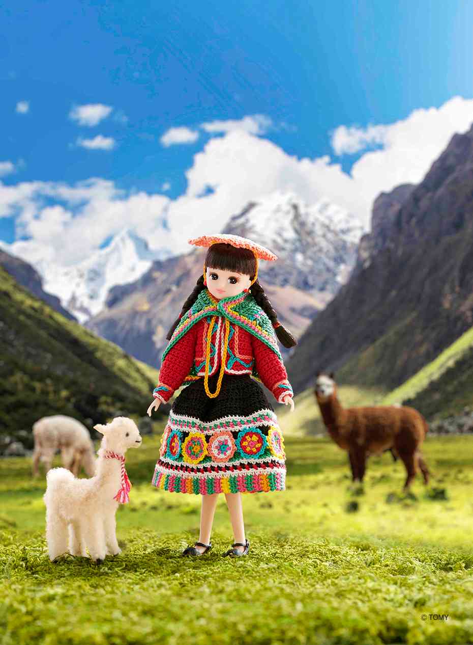 12月26日発売『かわいいかぎ針編み リカちゃんが着る世界の民族衣装