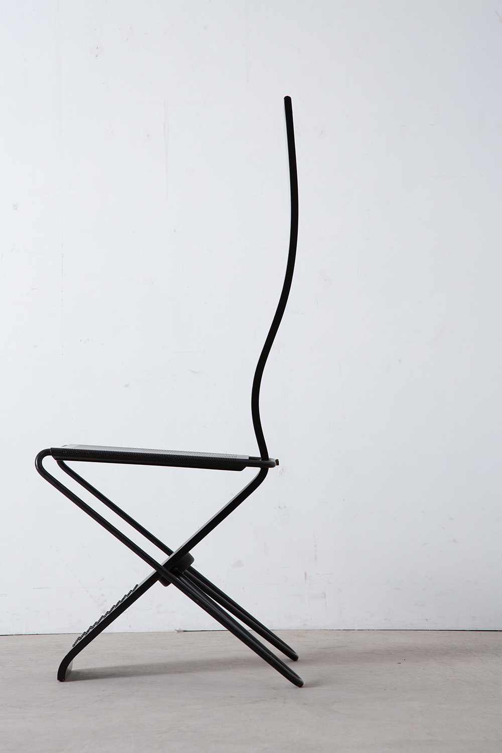 stoop | 'Impronta' Hight Back Chair by Pietro Arosio for Sorgente