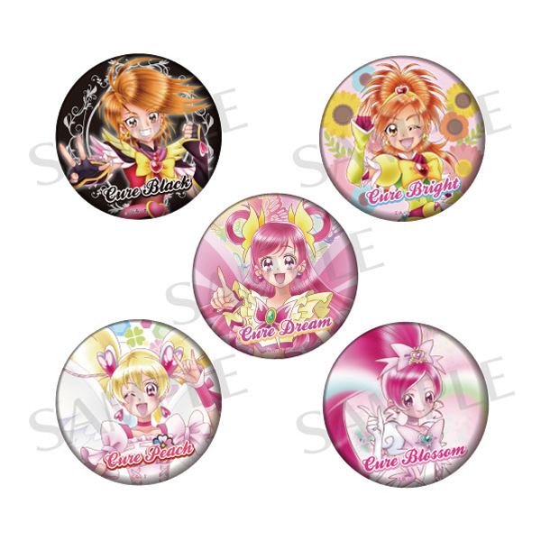 全プリキュア展】缶バッジ（全18種ランダム1個）: 雑貨｜東映