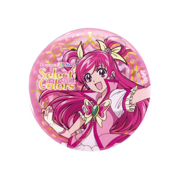 プリキュアオールスターズ】Select colors -Pink-#2 缶バッジ: 雑貨