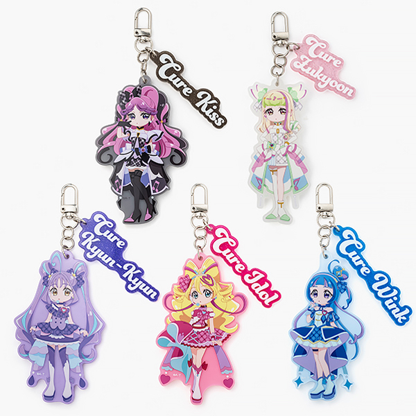 キミとアイドルプリキュア♪】ツインアクリルキーホルダー/キュア