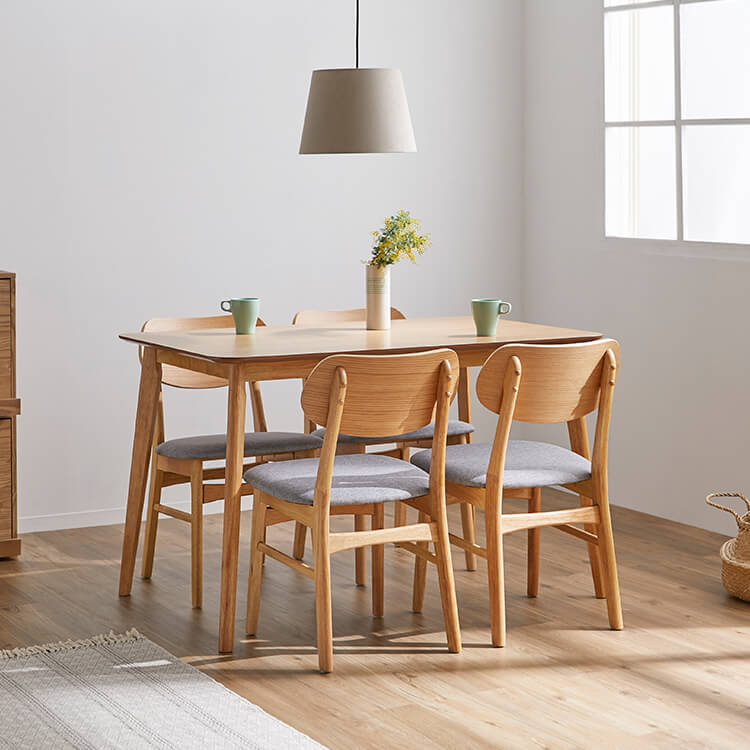 伸縮ダイニングテーブルセット 北欧風 [幅120～160] | 【公式】LOWYA