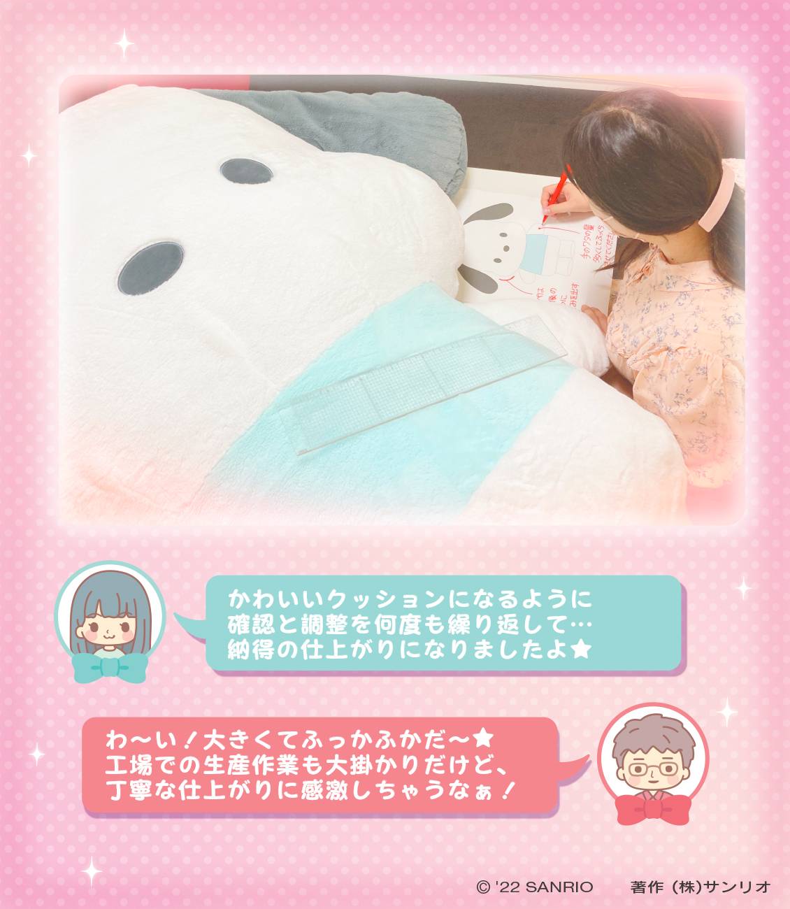 Makuake｜ポチャッコと暮らそう☆夢の超BIGふかふかぬいぐるみ