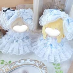 色違いコーデ】ロリータリボン ドレス 12cm ぬい服 いつぬい - メルカリ