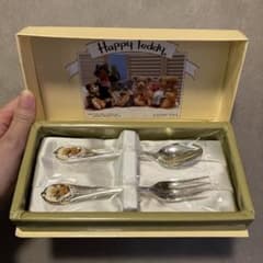 未使用品 ラッキーウッド エデン廃盤品 ディナーカトラリーセット 40μ