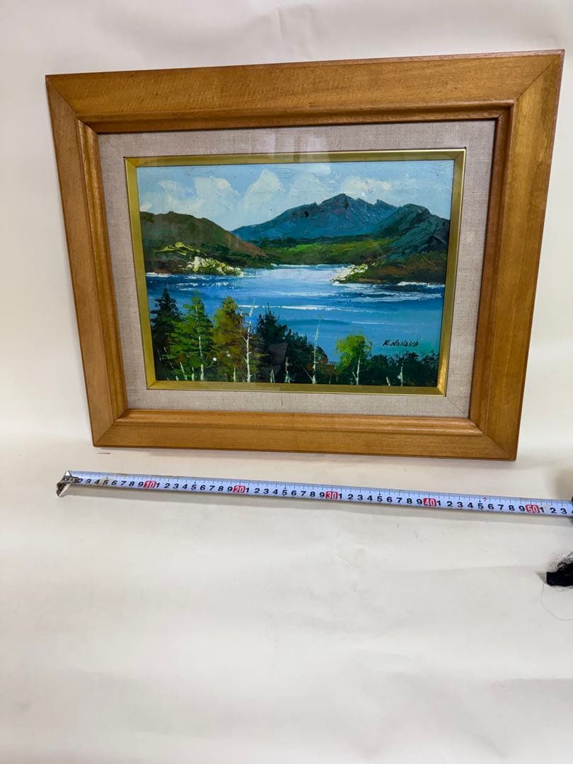 K.ノナカ　自然風景画 木製フレーム付き 天然木フォトフレーム KIHADA [はがき] 100×150mm 木製 卓上写真立て