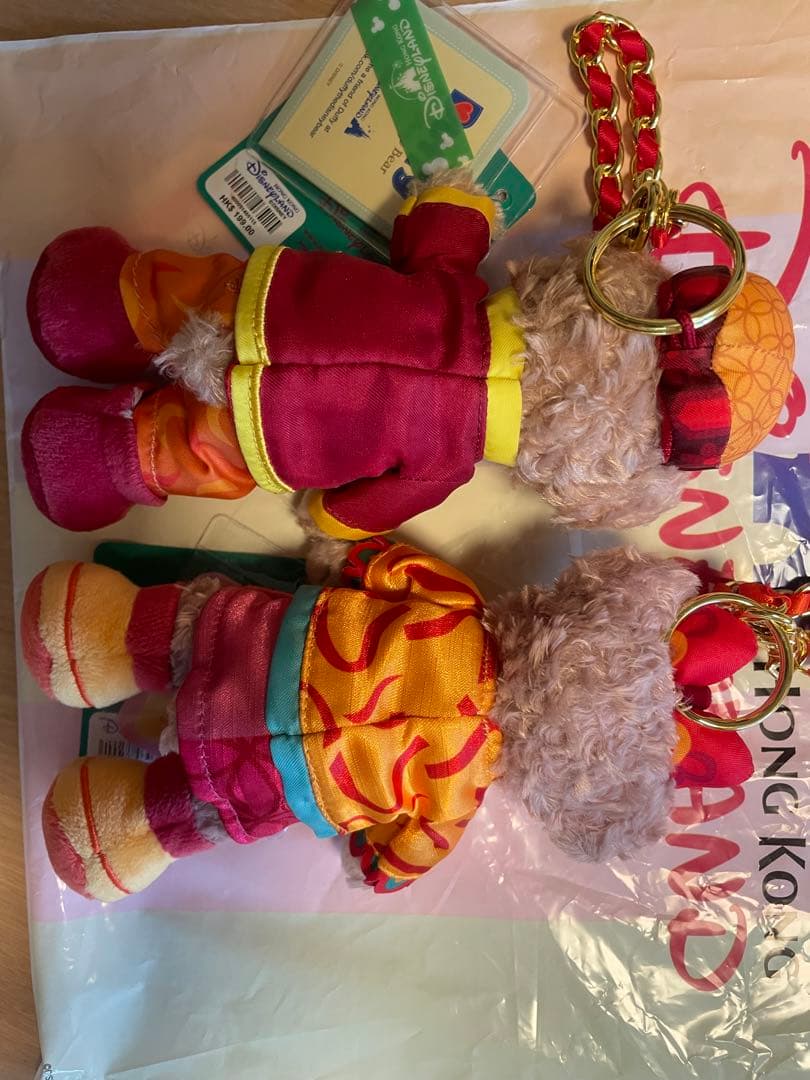 香港ディズニー 限定 ダッフィー シェリーメイ ペア売り