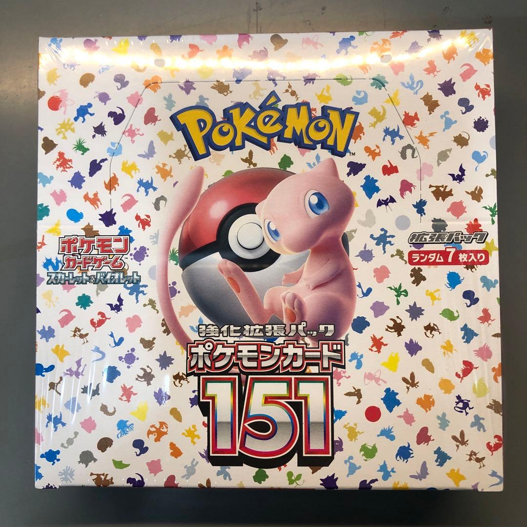 ポケモンカード 151 BOX 新品未開封 シュリンク付き(箱裏に凹みアリ