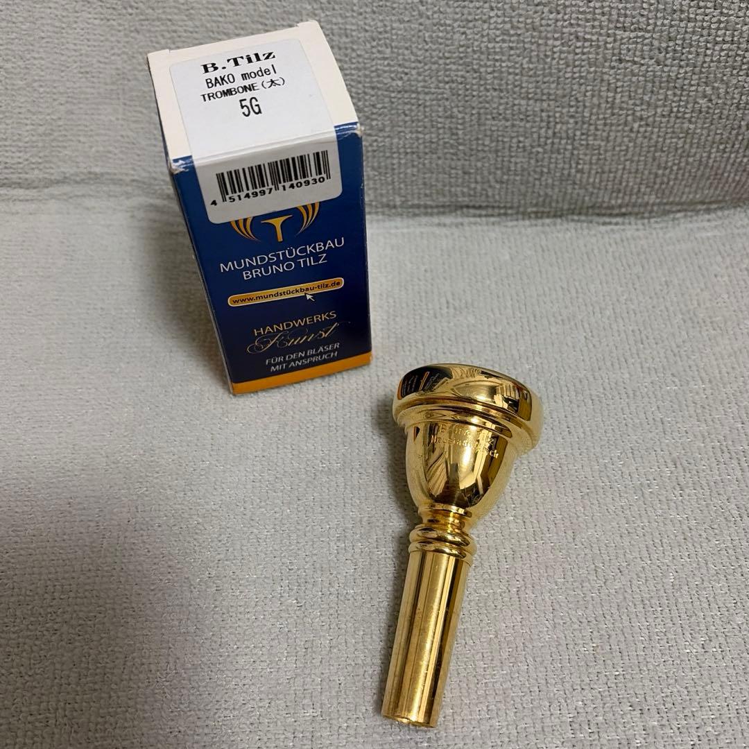 ティルツ バコ 5Gトロンボーン太管マウスピース GP 楽天市場】Tilz BAKO トロンボーン マウスピース (太管) SP【サイズは