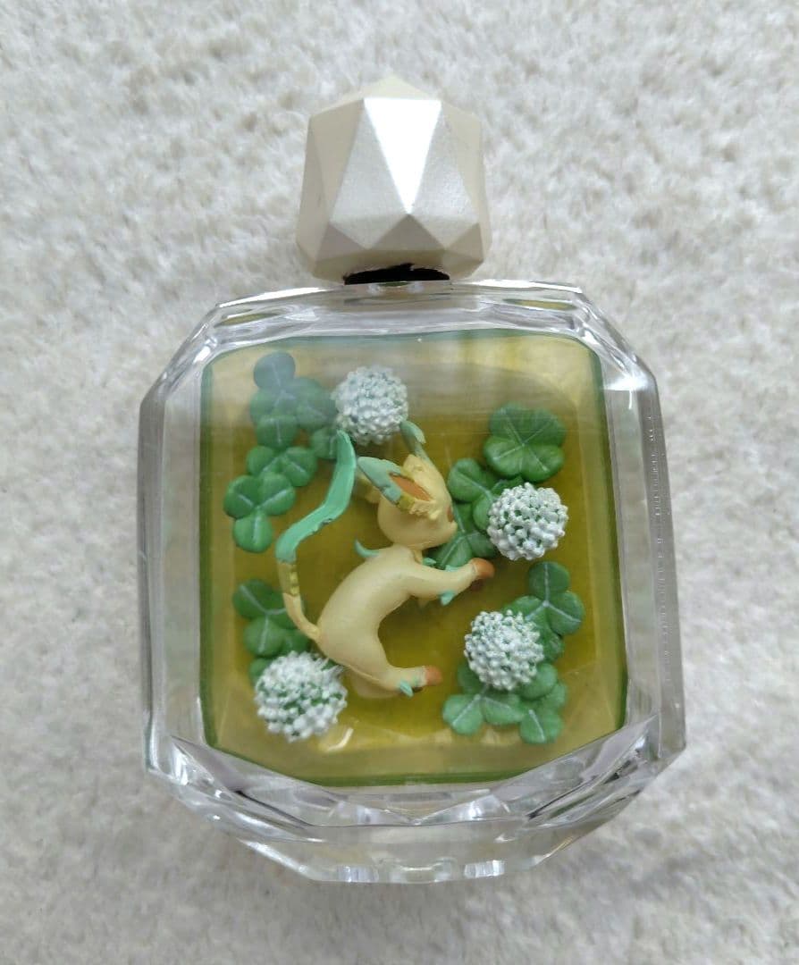 ポケモン プチフルール リーフィア 香水型 ハーバリウム 風 フィギュア