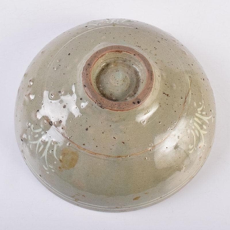 朝鮮美術 李朝 高麗青磁 象嵌花文碗 金継ぎ直し V R8968 - メルカリ