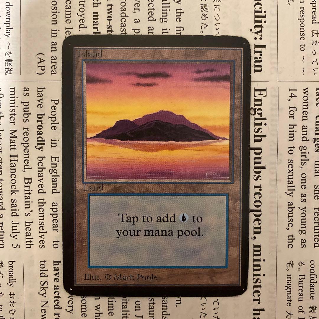 MTG  α 島　基本土地　アルファ MTG Island alpha α アルファ 島 基本土地 1枚の通販 Rey（1645785768