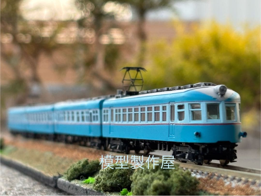 広窓流電モハ52 アイスキャンディー色 KATO改造 4両セット 他サイト
