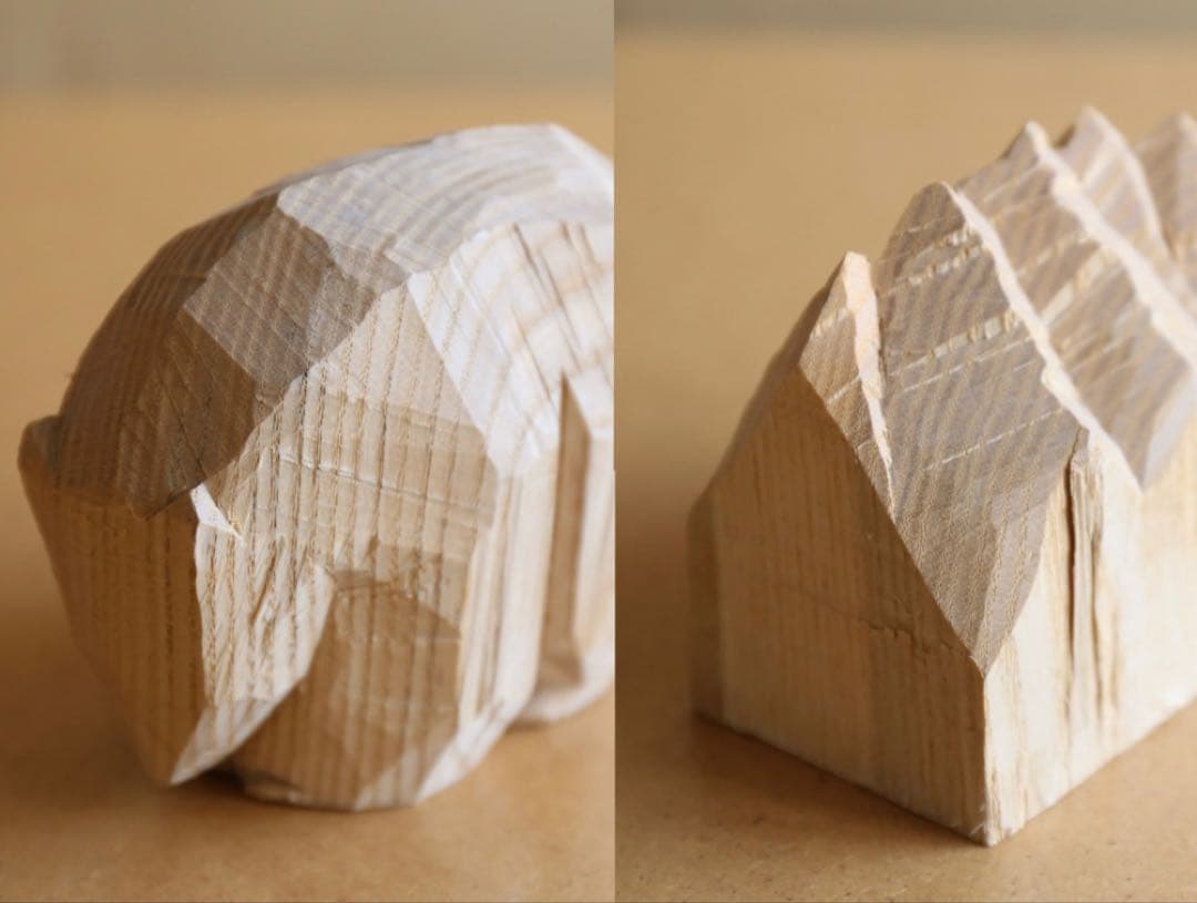 高野夕輝 木彫り熊 彫刻 木彫 オブジェ 作家 1 高野夕輝 のアーカイブ作品。 @precog_gallery #yukitakano