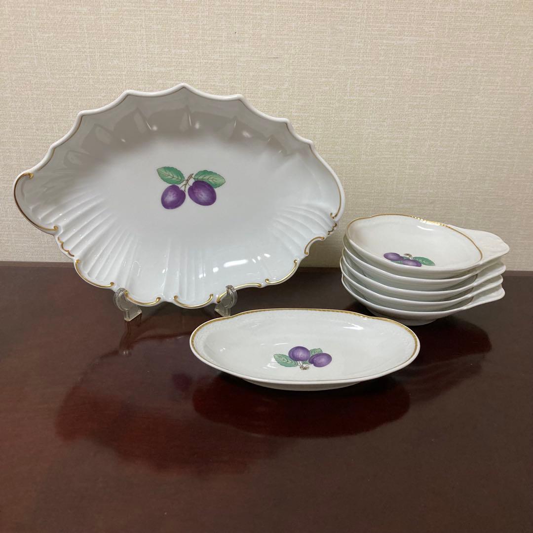 リチャード・ジノリ　Richard Ginori ボンジョルノプルーン　皿セット ⭐️リチャードジノリ ボンジョルノ プルーンプレート20cm - メルカリ