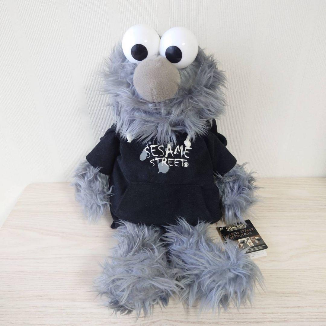 レア タグ付き セサミストリート モノトーン ぬいぐるみ エルモ - メルカリ