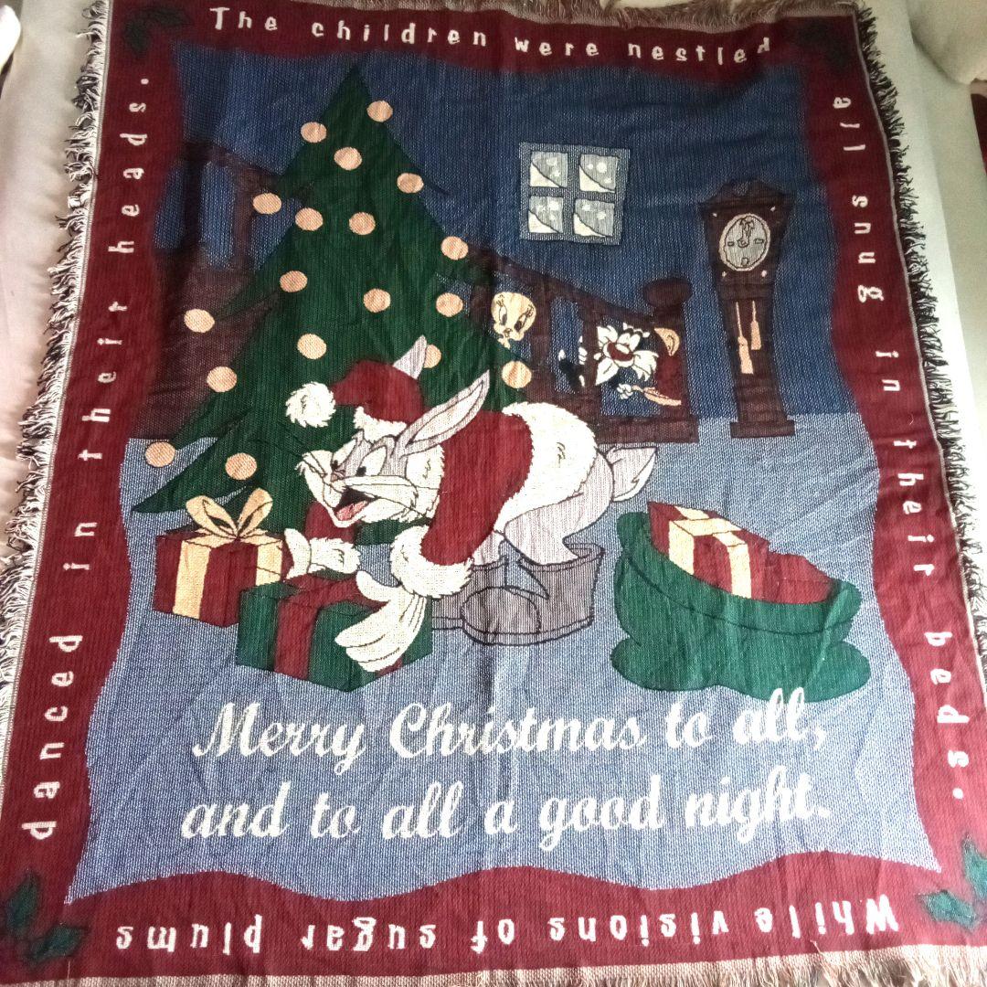 レア　バグズ・バニー クリスマスブランケット セール❣️ 香港ディズニー ダッフィーフレンズ クリスマス