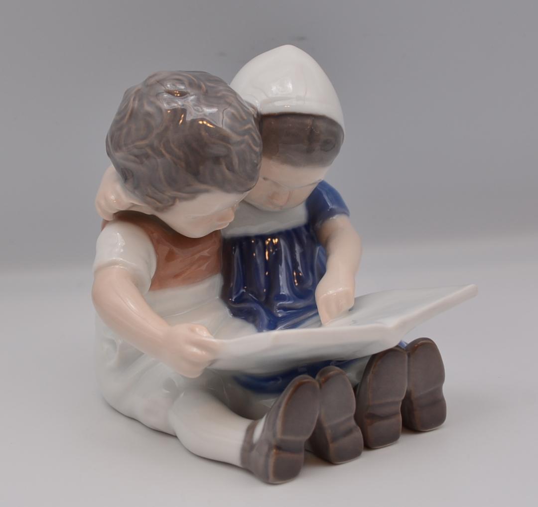 愛の断り／本を読む子供たち　B＆G　フィギュリン　２体おまとめ　ご成約済み