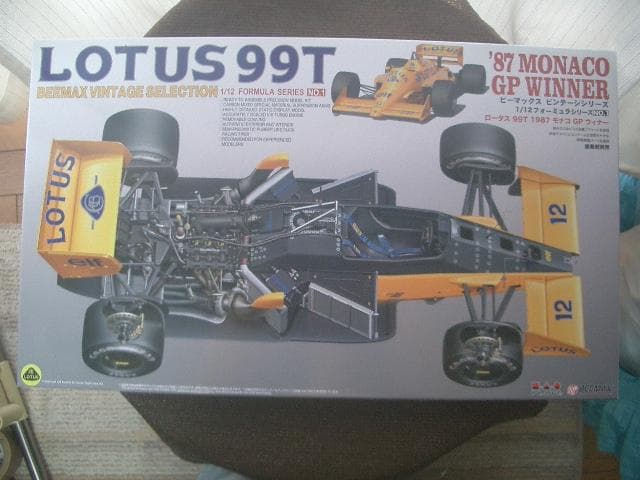 1/12 ロータス 99T モナコGP キャメルデカール付き プラッツ/BEEMAXより1/12「ロータス 99T」野本憲一氏のコダワリを