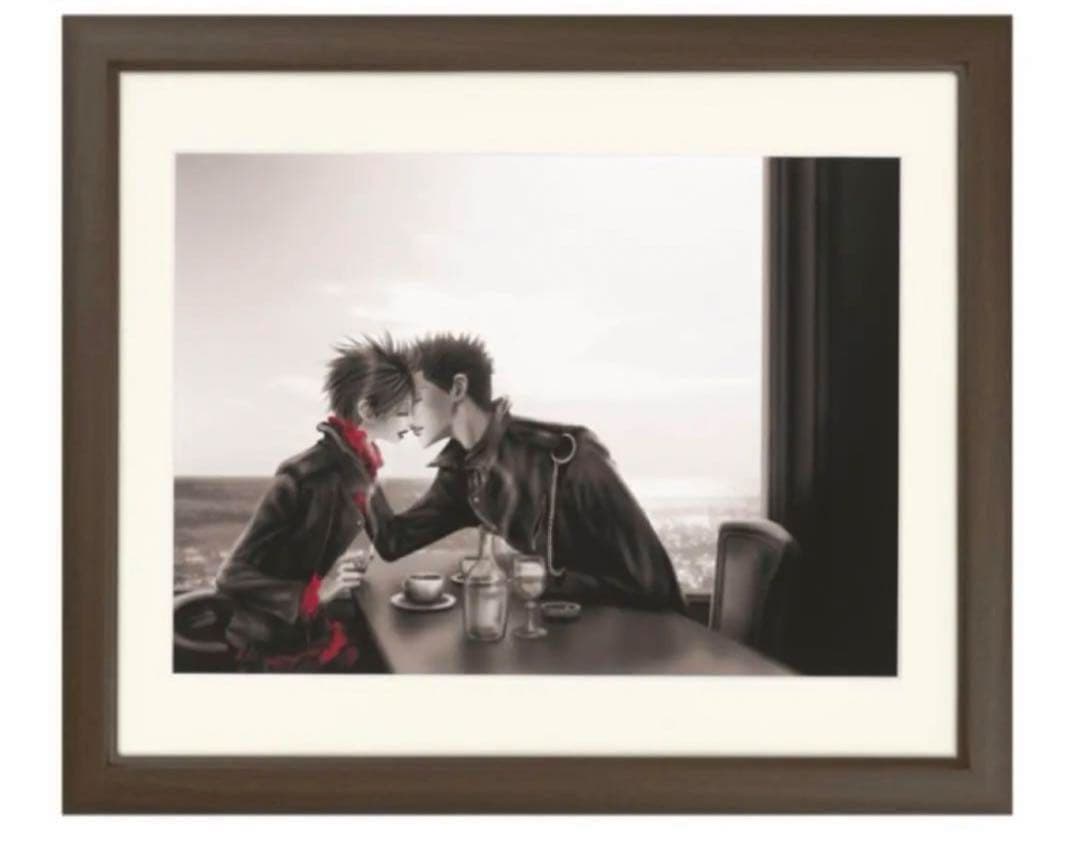 【受注生産・会場限定】矢沢あい展 NANA ナナ＆レン 額装高精細デジタルカラー 展覧会オリジナルグッズ】 額装高精細複製原画（『天使なんかじゃない