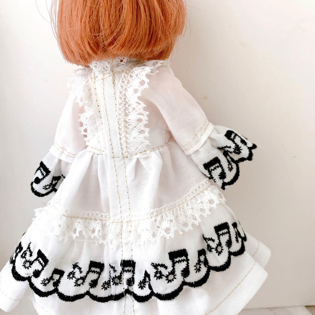 リカちゃんハンドメイド服☆純白レースの音符ドレス♬.*゜ - メルカリ