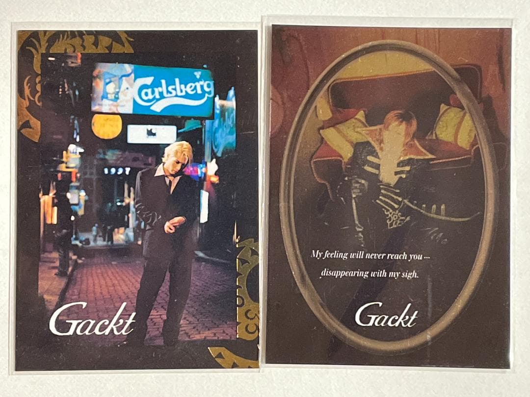 Gackt トレーディングカード 18枚セット - メルカリ