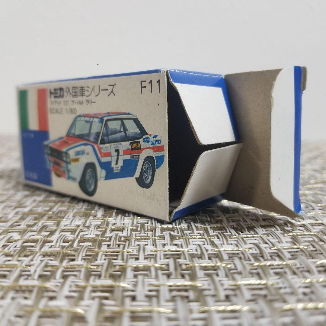 トミカ 青箱 No.F11 フィアット 131 アバルト ラリー 日本製 - メルカリ
