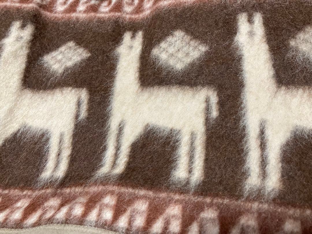 京都西川 アルパカ毛布 140x200cm ローズブランド ブランケット - メルカリ