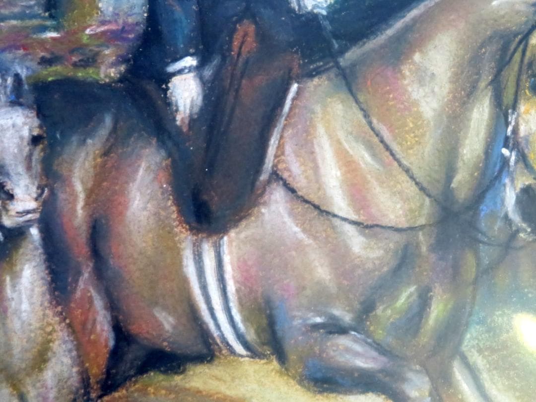 ピエール オーギュスト ルノワール ブローニュの森の乗馬道 ミクスト