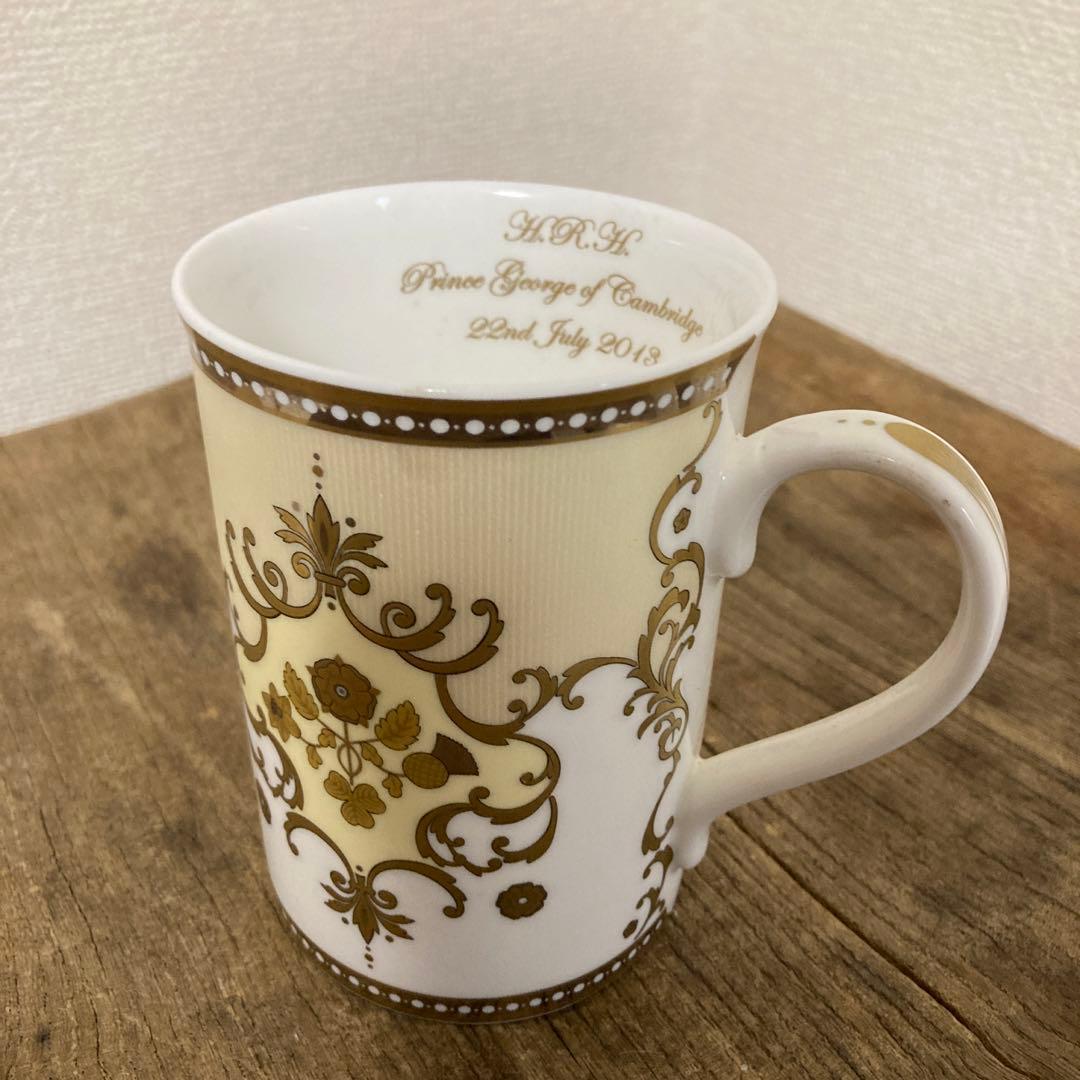 だ*ず様 イギリス【ロイヤルウースター製】 ジョージ王子誕生記念マグ
