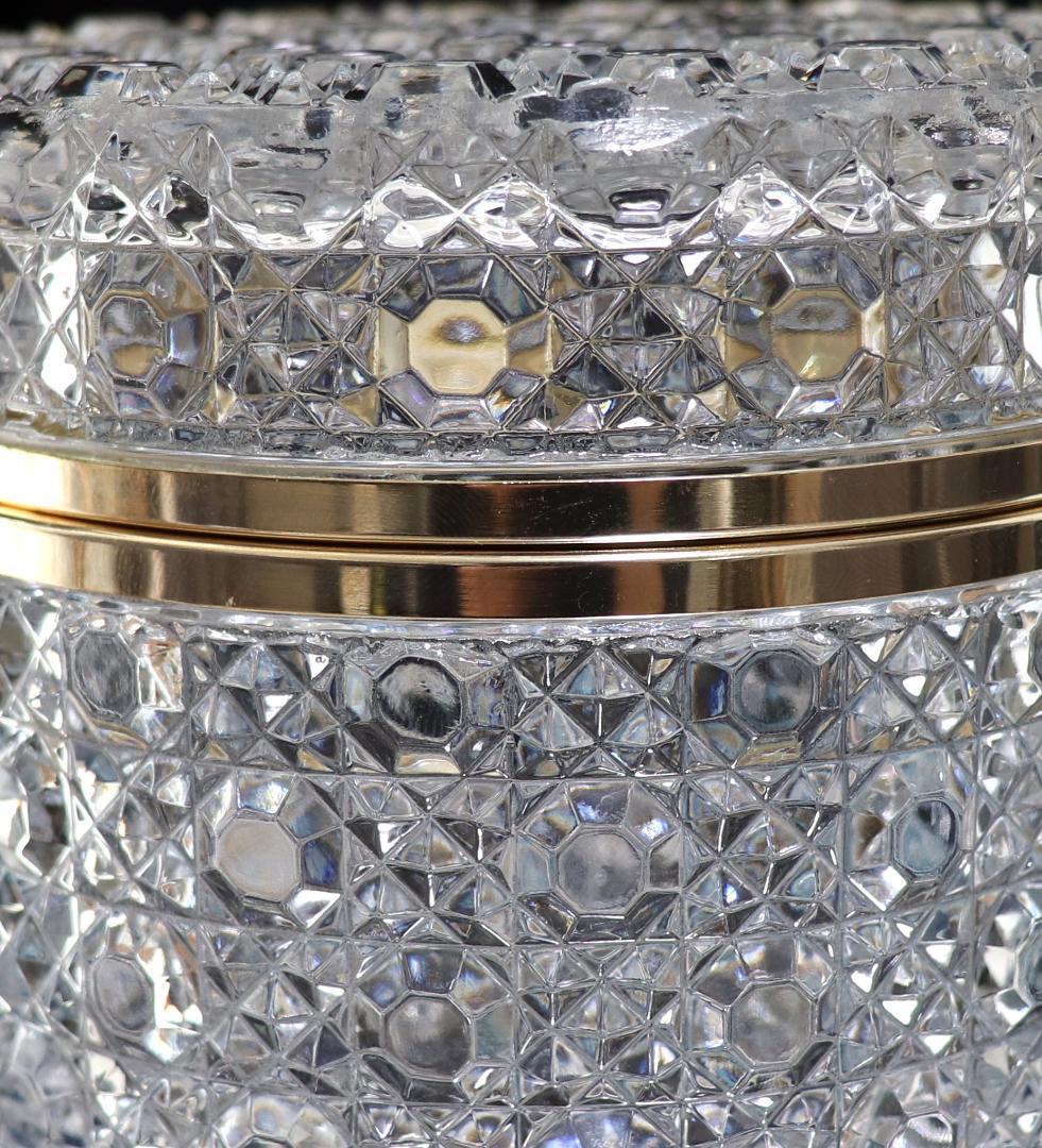 オールド・バカラ レア型 1.1kg 大型 ディアマン・ピエーリー 丸型 宝石箱