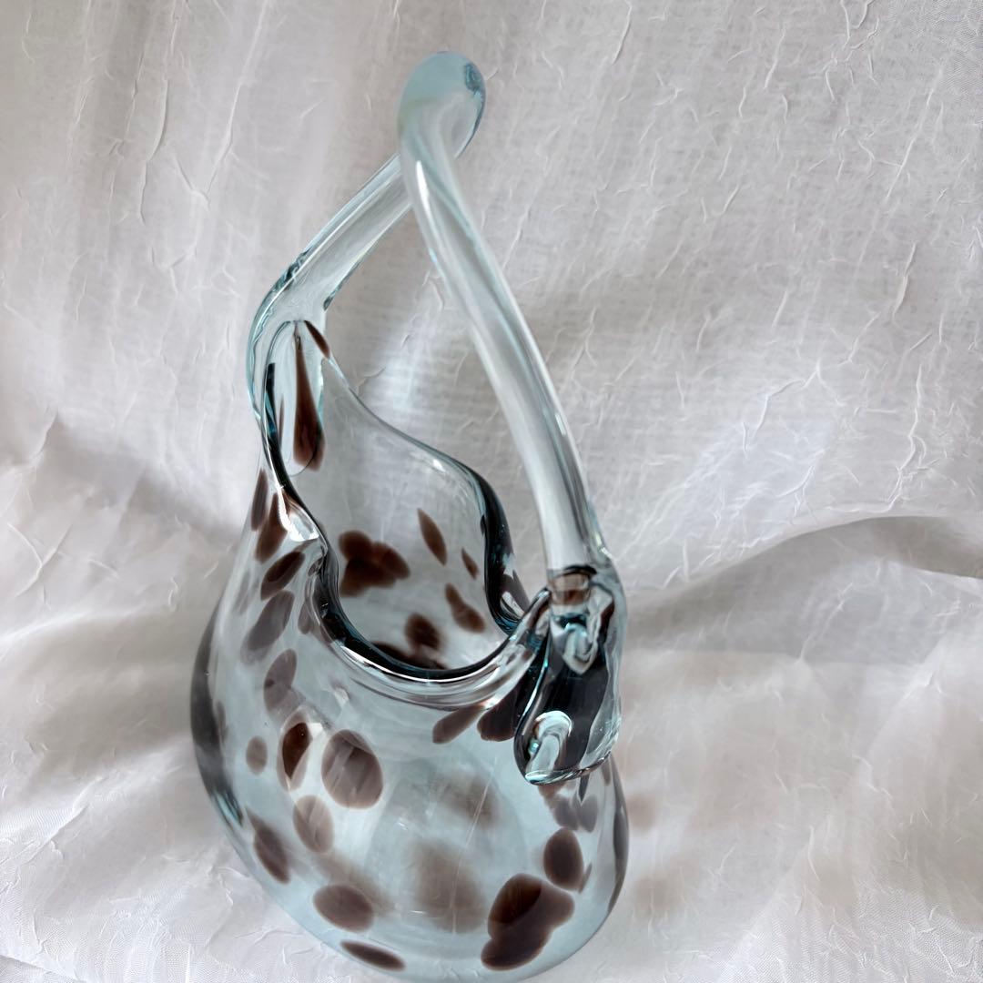 Sghr スガハラガラス】サック＊サイレントムーン・手作りガラス製花瓶