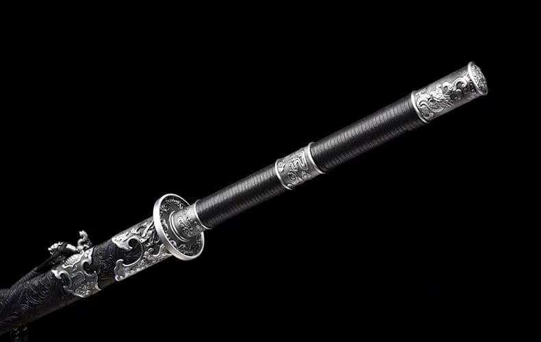 武聖の苗刀] 繍春刀 牛尾刀 苗刀 手鍛造打 鋼刀 冷兵器 古兵器 両手刀