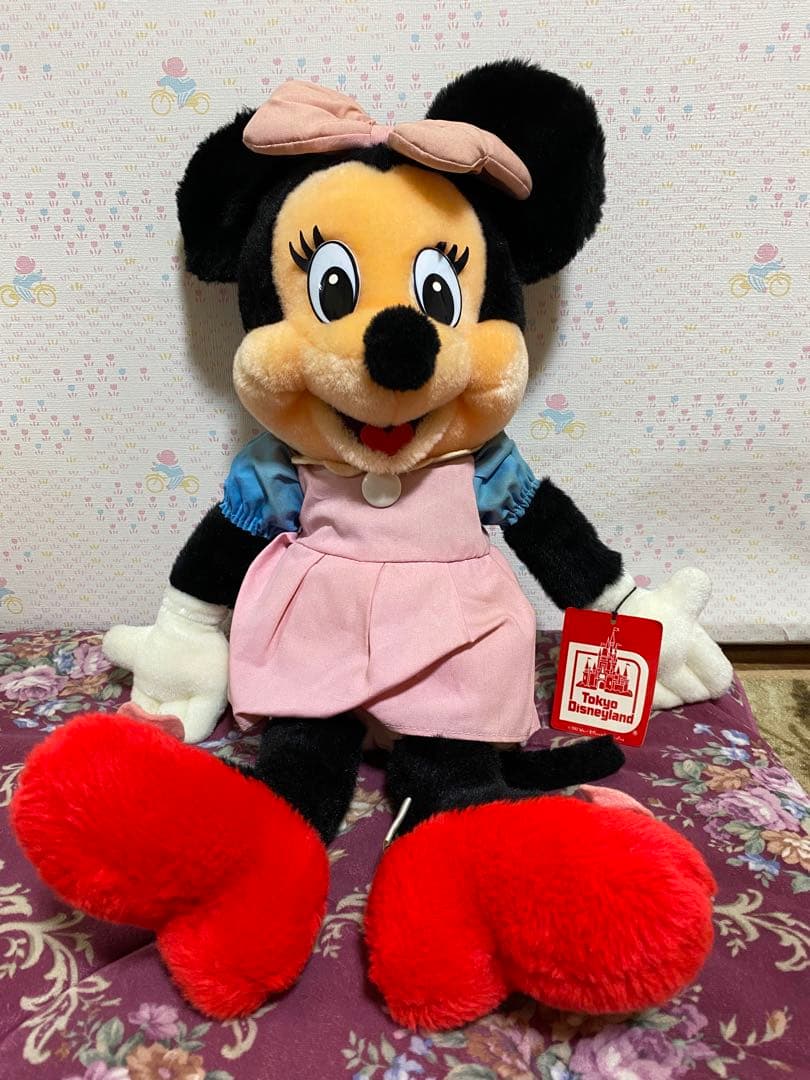 値引き中】東京ディズニーランド ミッキー&ミニーぬいぐるみ(1982年製
