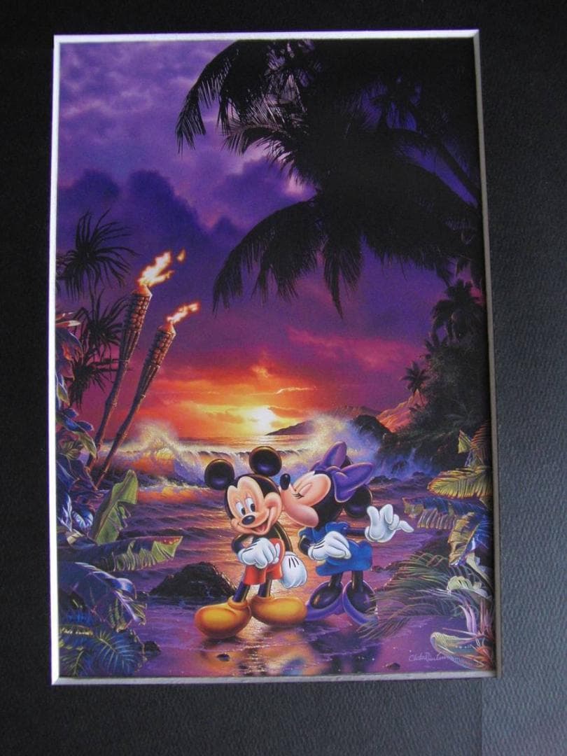 クリスチャン・ラッセン、【マウイ ラブ】、希少な額装用画集より