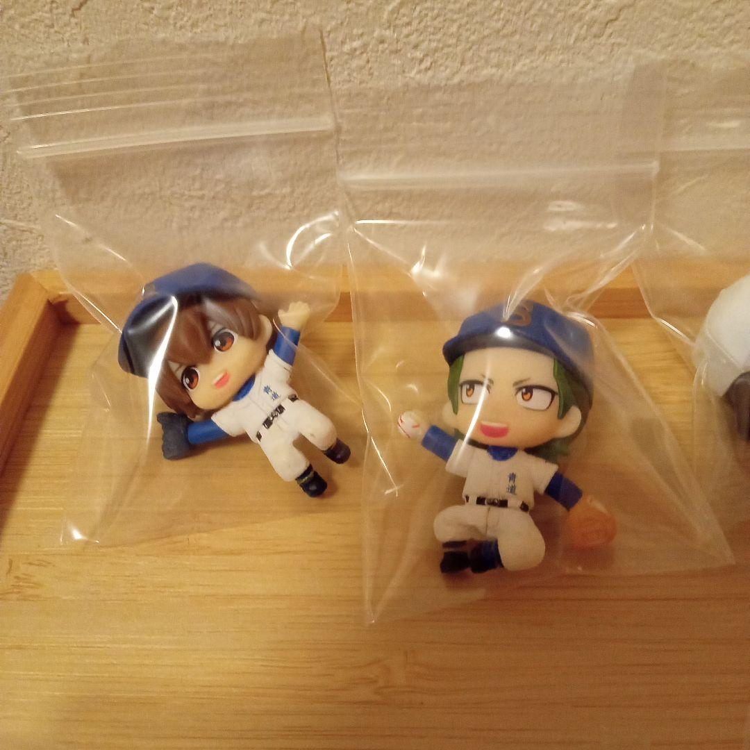 トレーディングフィギュア 「お茶友シリーズ ダイヤのA コップの上でも特訓だ!」